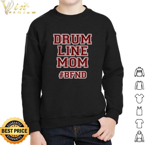 Drumline Mom Red word shirt 2