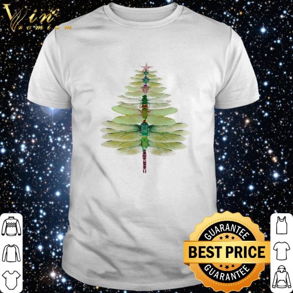 Dragonfly as Christmas tree shirt 1
