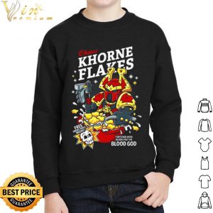 Chaos Khorne Flakes free enmy skull inside Christmas shirt 4