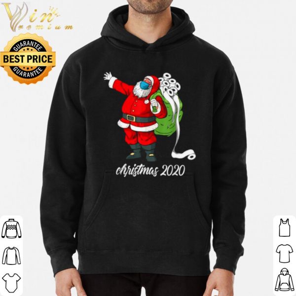 Santa Claus Face Mask Bag Toilet Paper Christmas 2020 shirt 3
