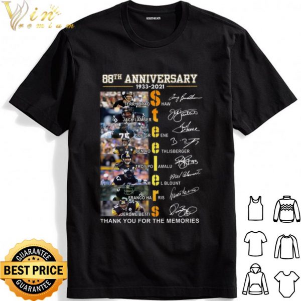 Anniversary 1933 2021 Steeiers signature Terry Bradshaw Jack Lambert shirt 1