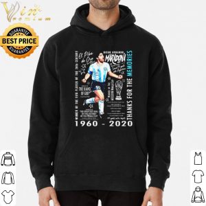 Diego Maradona winner of the fifa player of the 20th century 1960 2020 shirt 5