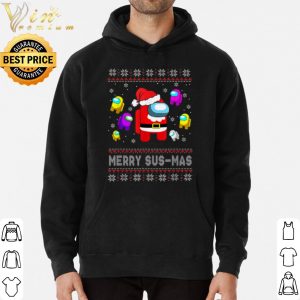 Santa Among Us Merry Sus Mas Christmas shirt 5