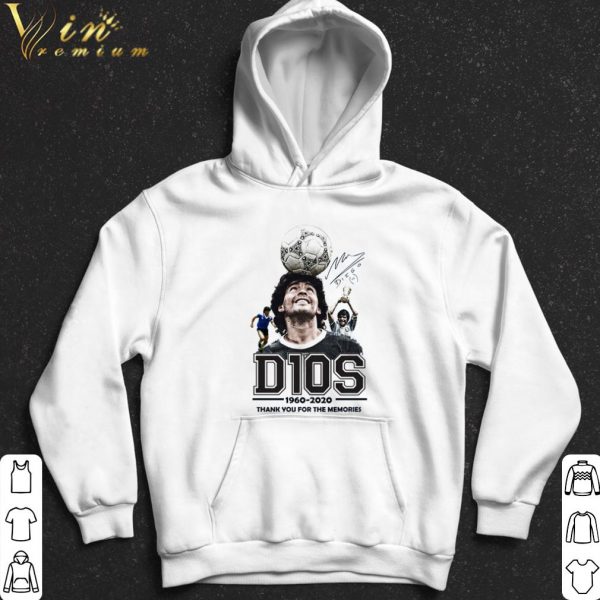 Maradona D10S 1960 2020 thank you for the memories signature shirt 2
