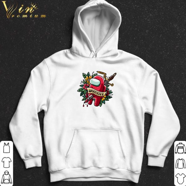 Among Us imposter was killed on the flowers shirt 2