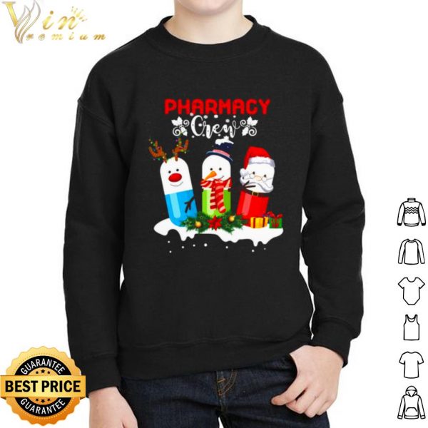 Pharmacy Crew Christmas Pills Snowman shirt 2