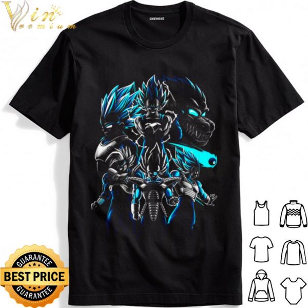 Dragon Ball Z Vegeta All Super Saiyan shirt 1
