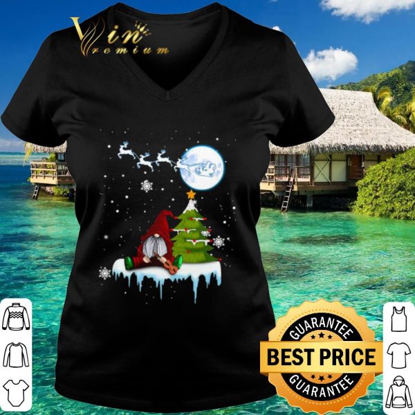 Official The Gnome Moon Tree Christmas shirt 3