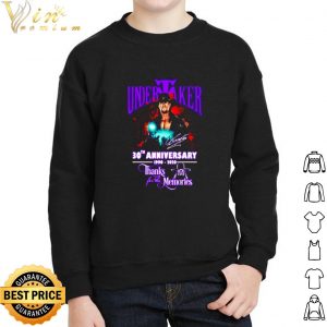 Undertaker 30th Anniversary 1990 2020 thank for the memories signature shirt 4