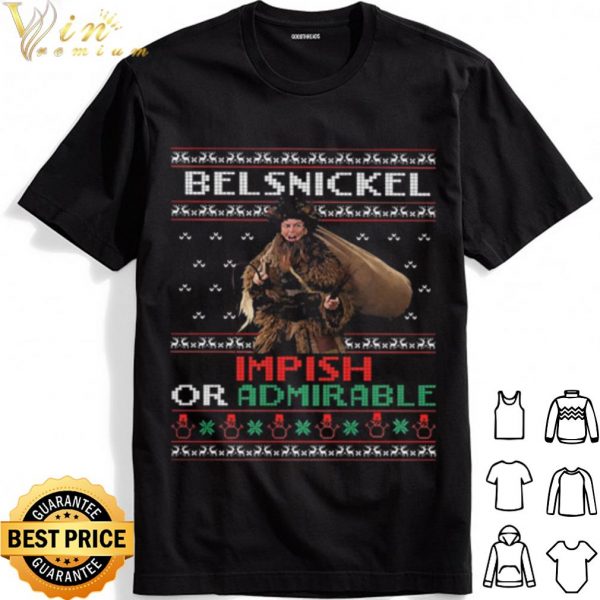 Belsnickel impish or admirable ugly christmas shirt 1