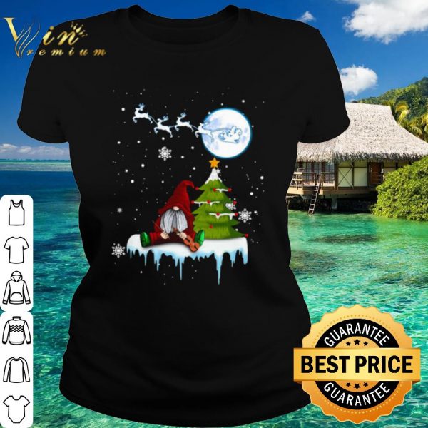 Official The Gnome Moon Tree Christmas shirt 2