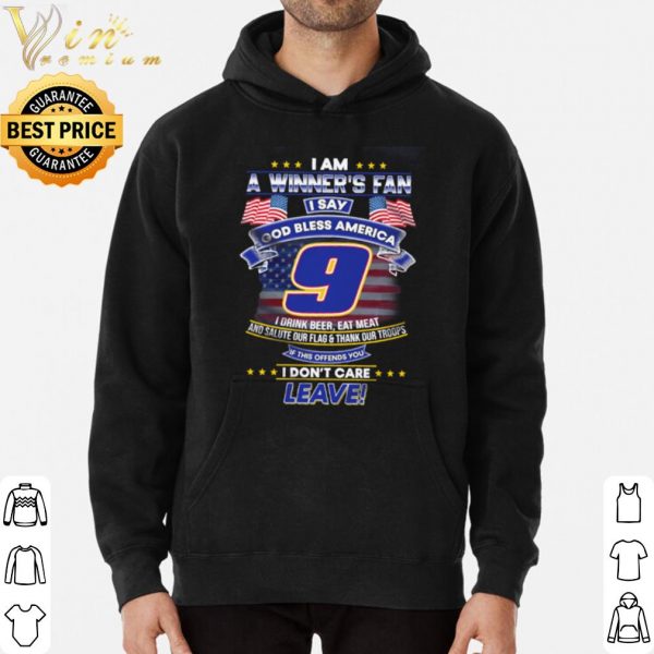 I am a winner’s fan I say God bless America I drink beer eat mean shirt 3