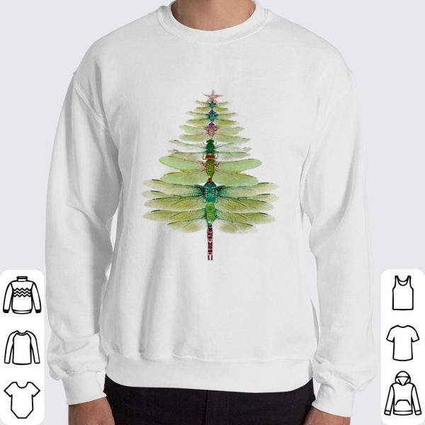 Dragonfly as Christmas tree shirt 3