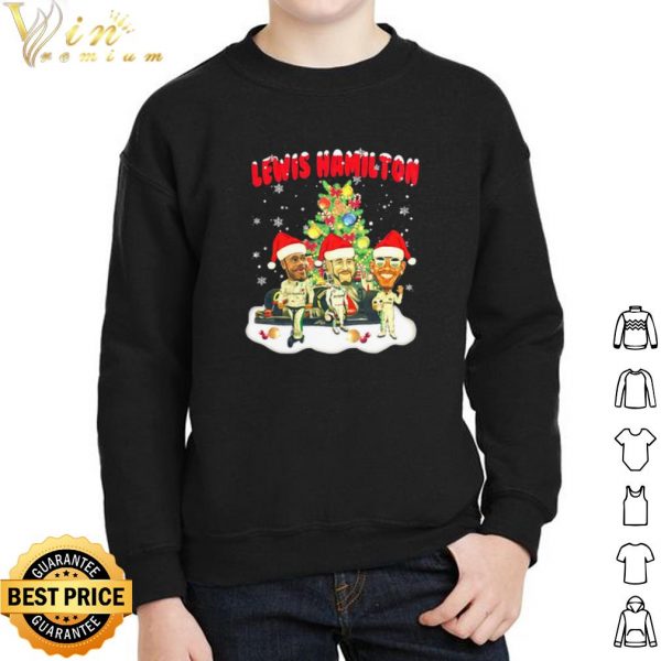 Lewis Hamilton chibi Christmas tree shirt 2