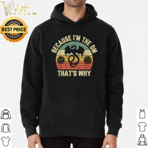 Because I'm The DM That's why Dragon Vintage shirt 5