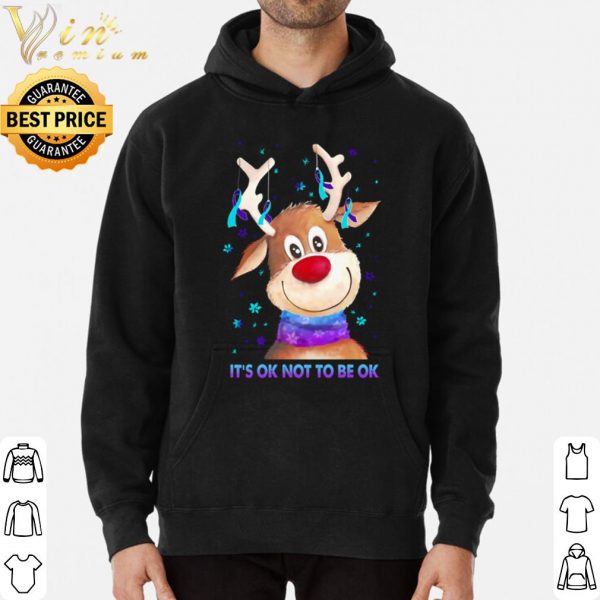 Reindeer Suicide prevention it's ok not to be ok shirt 3