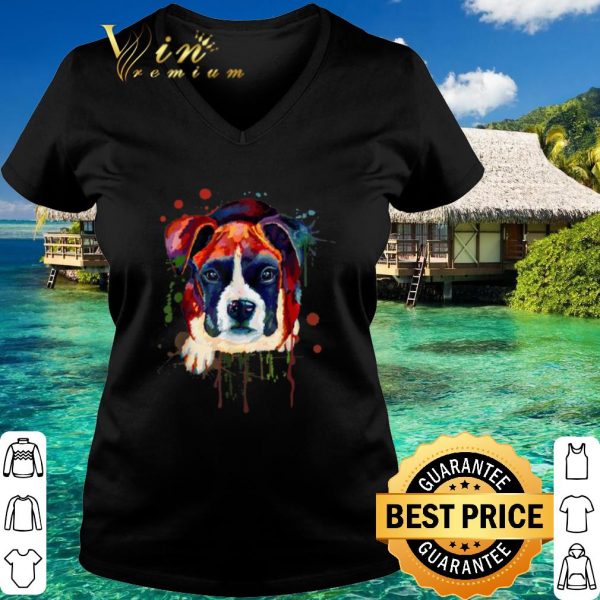 Official Boxer watercolor drawing shirt 3
