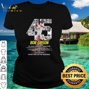 Top Bob Gibson St Louis Cardinals 1959 1975 thank you for the memories shirt 4