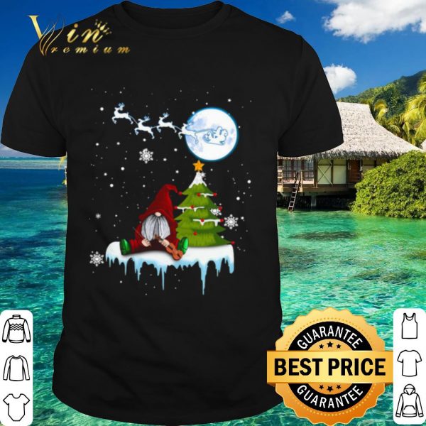 Official The Gnome Moon Tree Christmas shirt 1