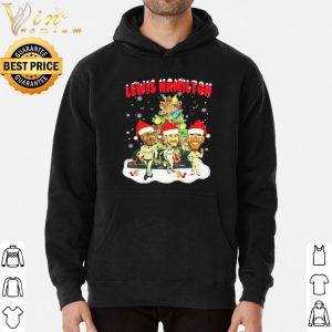 Lewis Hamilton chibi Christmas tree shirt 5