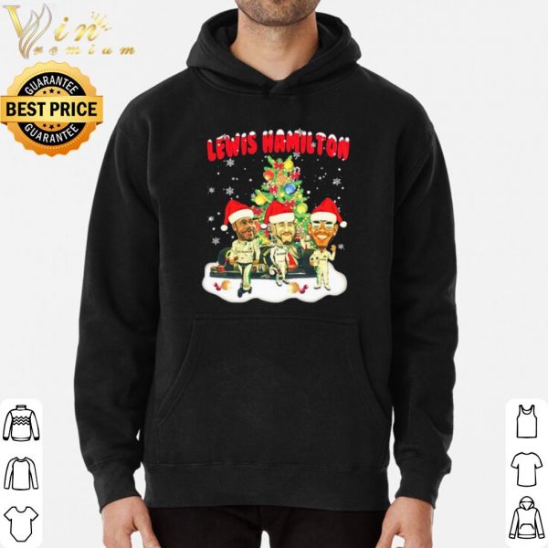 Lewis Hamilton chibi Christmas tree shirt 3