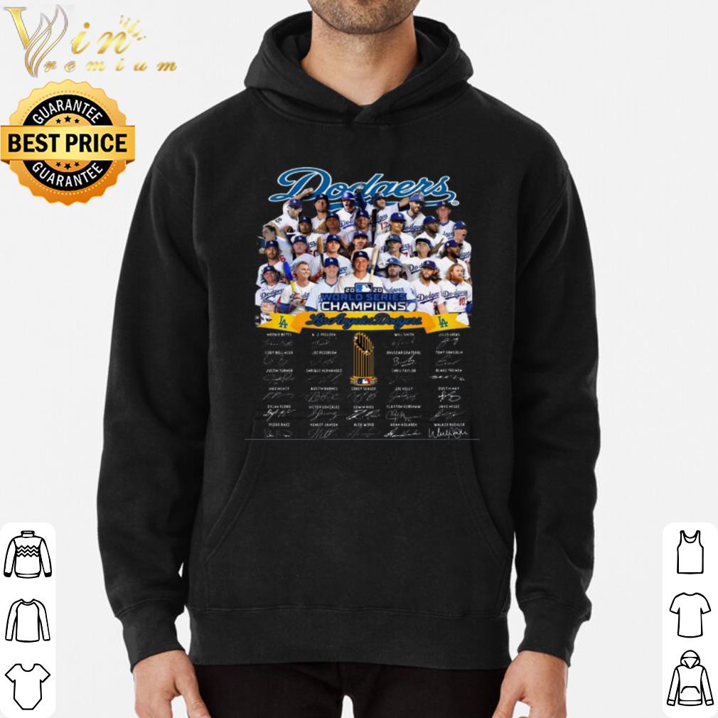 Los Angeles Dodgers World series champions 2020 Member Signature shirt Los Angeles Dodgers World series champions 2020 Member Signature shirt 3