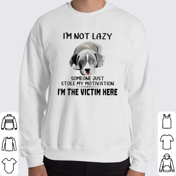 I'm Not Lazy Someone Just Stole My Motivation I'm The Victim Here shirt 3