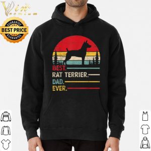 Rat Terrier Best Dad Ever Dog Vintage shirt 5