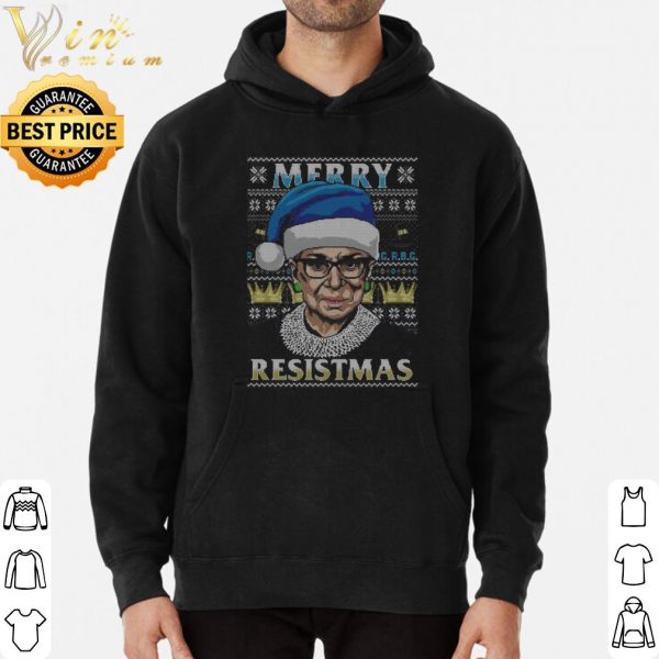 RBG Merry Resistmas Ugly Christmas shirt 3