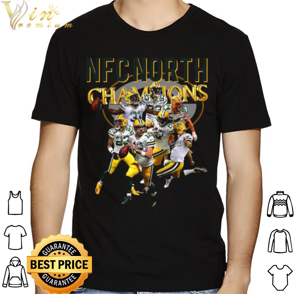 Green Bay Packers NFC North Champions Signatures shirt 9 Green Bay Packers NFC North Champions Signatures shirt