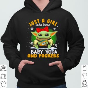 Just A Girl Who Love Baby Yoda And Packers shirt 2 Just A Girl Who Love Baby Yoda And Packers shirt 5
