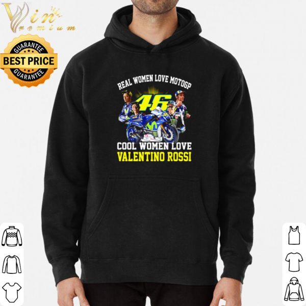 Real Women Love Motogp Cool Women Love Valentino Rossi shirt 3
