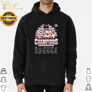 Ohio State Buckeyes 2020 Big Ten Football Champions Signature shirt 5