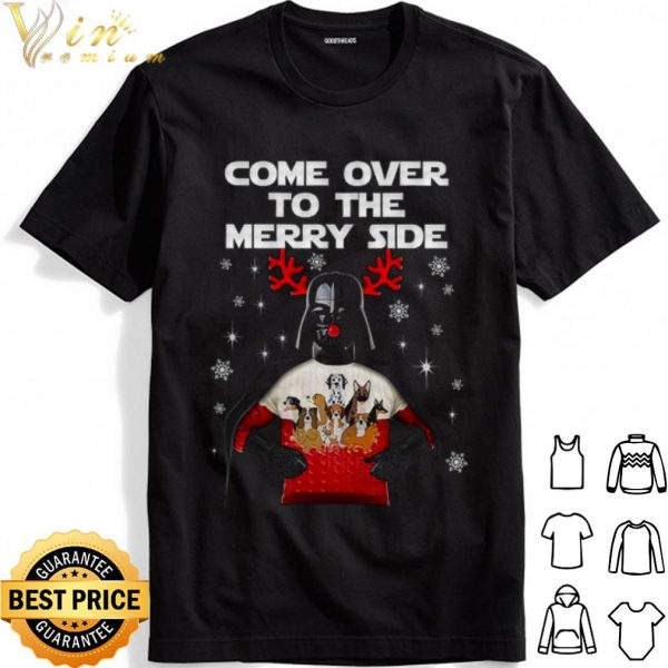Santa Darth Vader Come Over To The Merry Side shirt 1