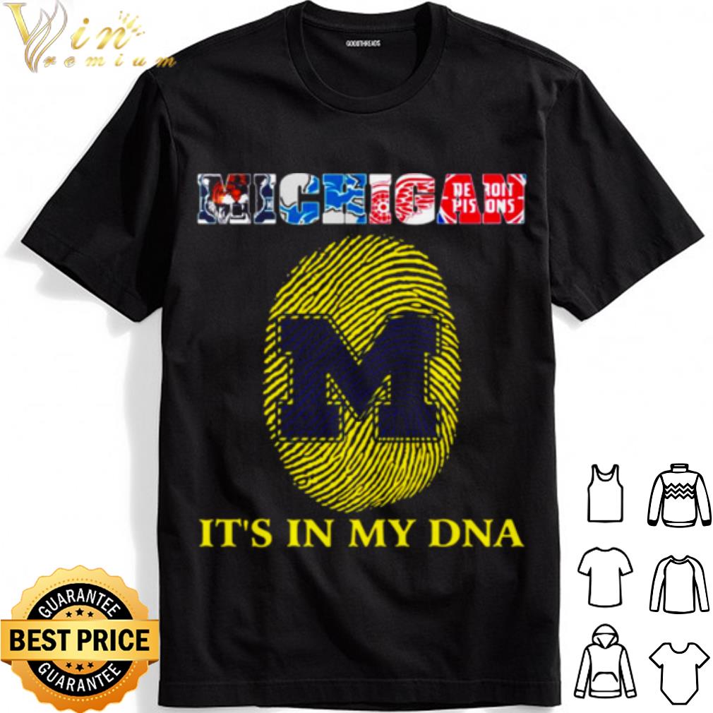Michigan Detroit Lions It's In My DNA shirt Michigan Detroit Lions It's In My DNA shirt 1