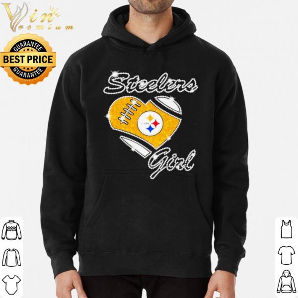 Heart Diamonds Girl Pittsburgh Steelers Football shirt 3