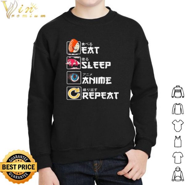 Eat Sleep Anime Repeat hoodie 2