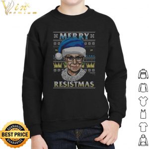RBG Merry Resistmas Ugly Christmas shirt 4