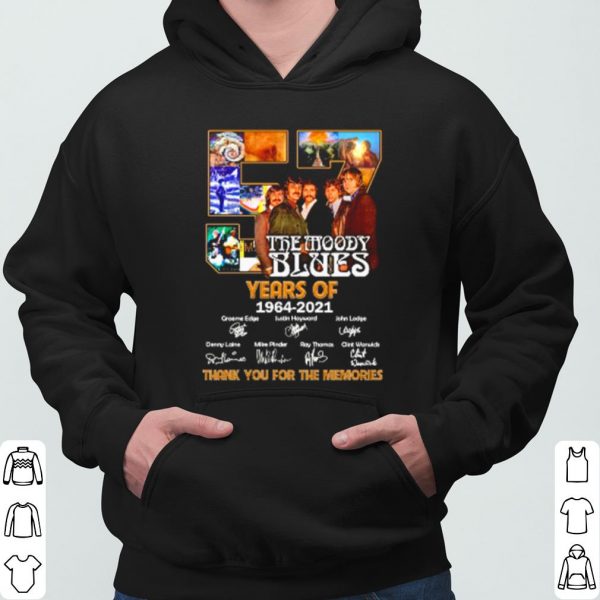 57 Years Of The Moody Blues 1964 2021 Thank You For The Memories shirt 3