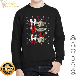 Baby Yoda HoHoHo Merry Christmas shirt 1 Baby Yoda HoHoHo Merry Christmas shirt 4