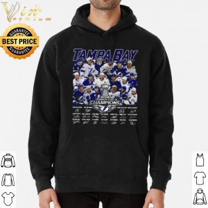 Tampa Bay Stanley Cup Champions 2020 Signatures shirt 5