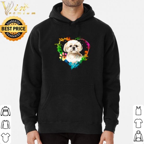 Shih Tzu Heart Color shirt 3