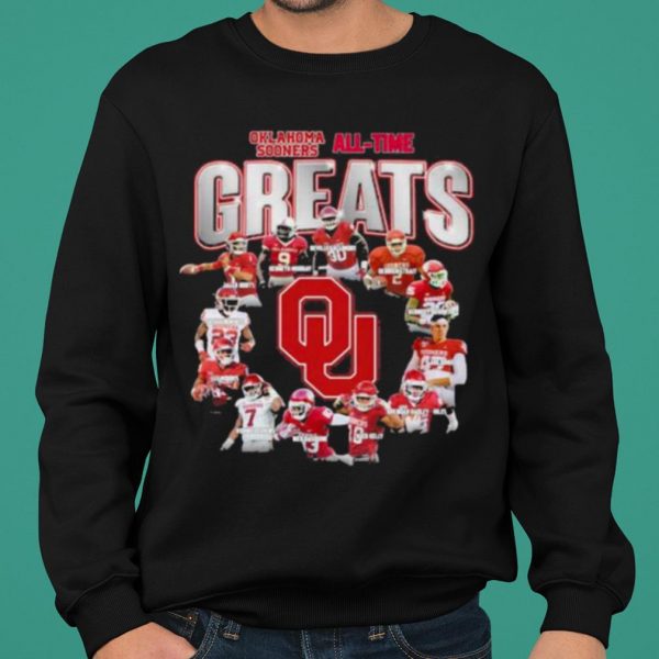 Oklahoma Sooners All Time Greats Player Football shirt 2