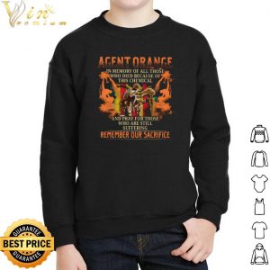 Agent Orange In Memory Of All Those Who Died Because Of This Chemical shirt 4