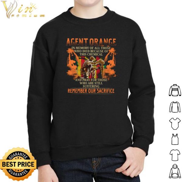 Agent Orange In Memory Of All Those Who Died Because Of This Chemical shirt 2