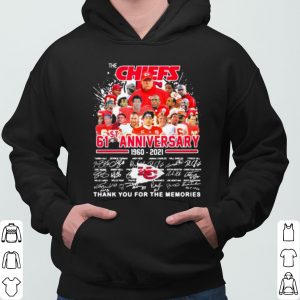 The Chiefs 61st Anniversary 1960 2021 Thank You For The Memories Signature shirt 5