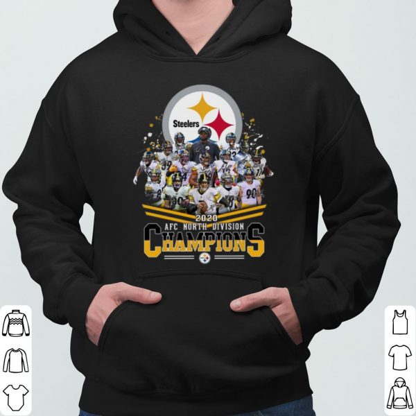 Pittsburgh Steelers 2020 AFC North Division Champion Signature Member shirt 3