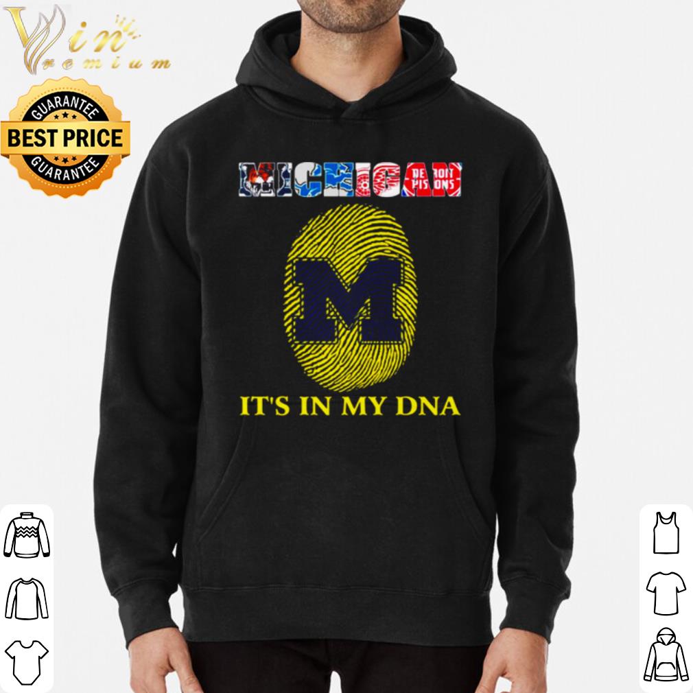 Michigan Detroit Lions It's In My DNA shirt Michigan Detroit Lions It's In My DNA shirt 3