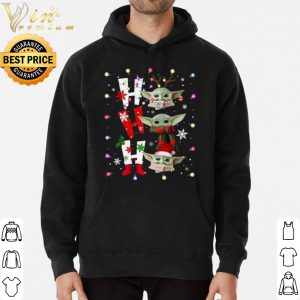 Baby Yoda HoHoHo Merry Christmas shirt 2 Baby Yoda HoHoHo Merry Christmas shirt 5