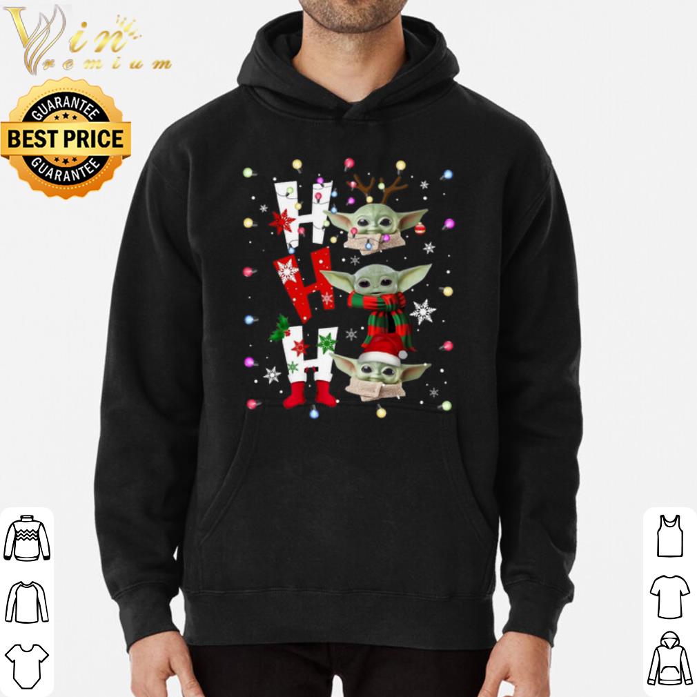 Baby Yoda HoHoHo Merry Christmas shirt Baby Yoda HoHoHo Merry Christmas shirt 3